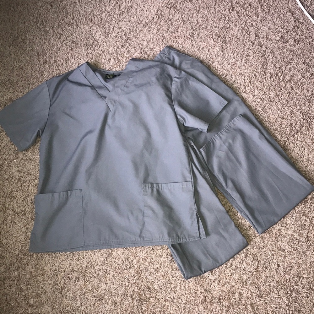 Grey scrubs
